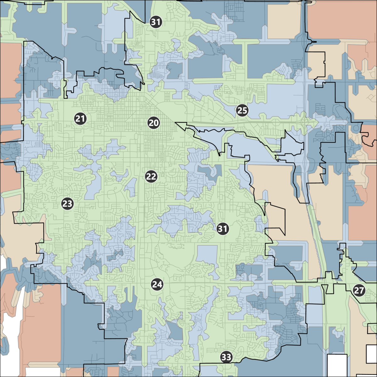 Travel Times for all Stations Map